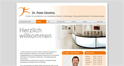 Desktop Screenshot of dr-dimitriu.de